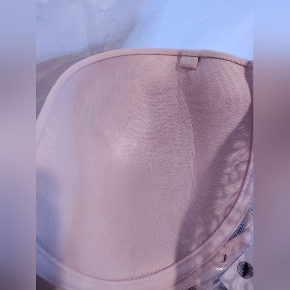 Lucky Brand Full Figure Removeable Straps Smooth & Lace Bra Cream Size 42D - Picture 4 of 9